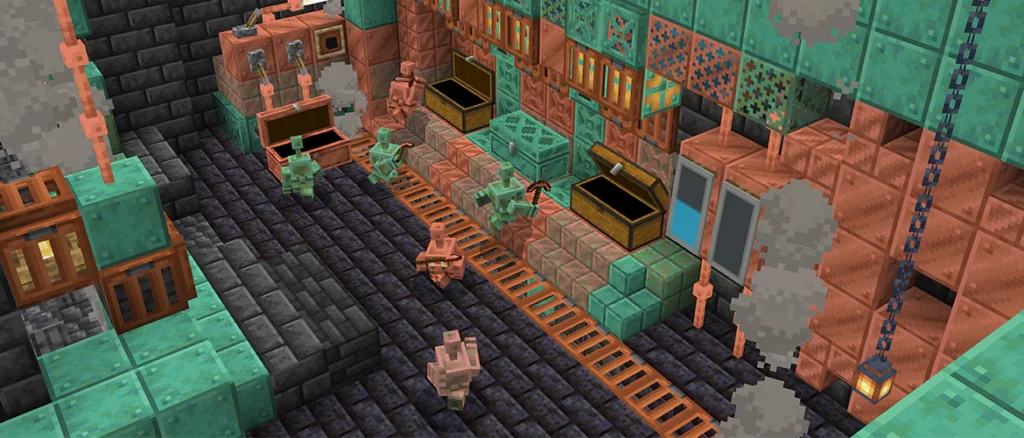 Minecraft Screenshot Copper Golem